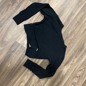 Bombshell open back crop